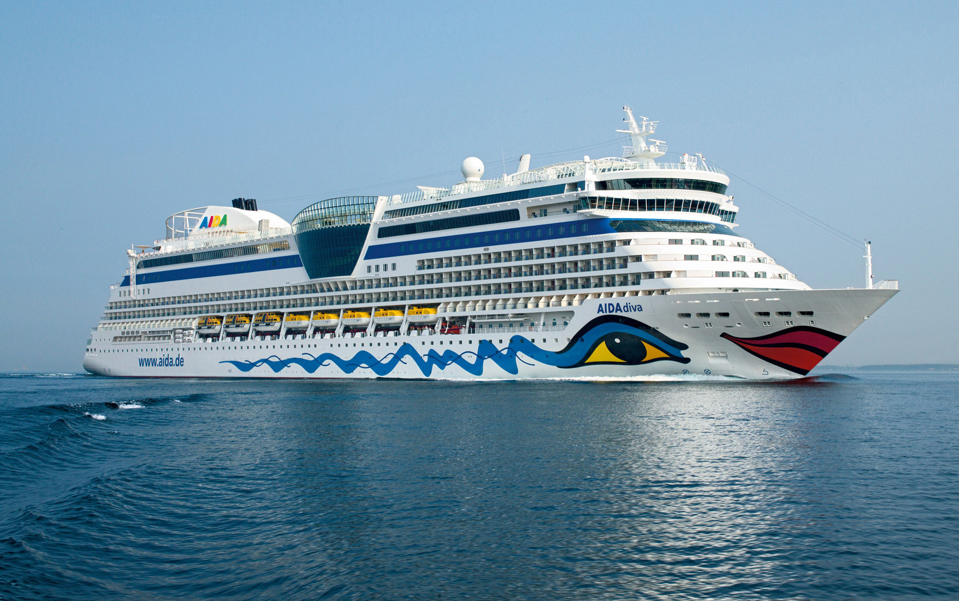 Bild des Kreuzfahrtschiffes AIDAdiva