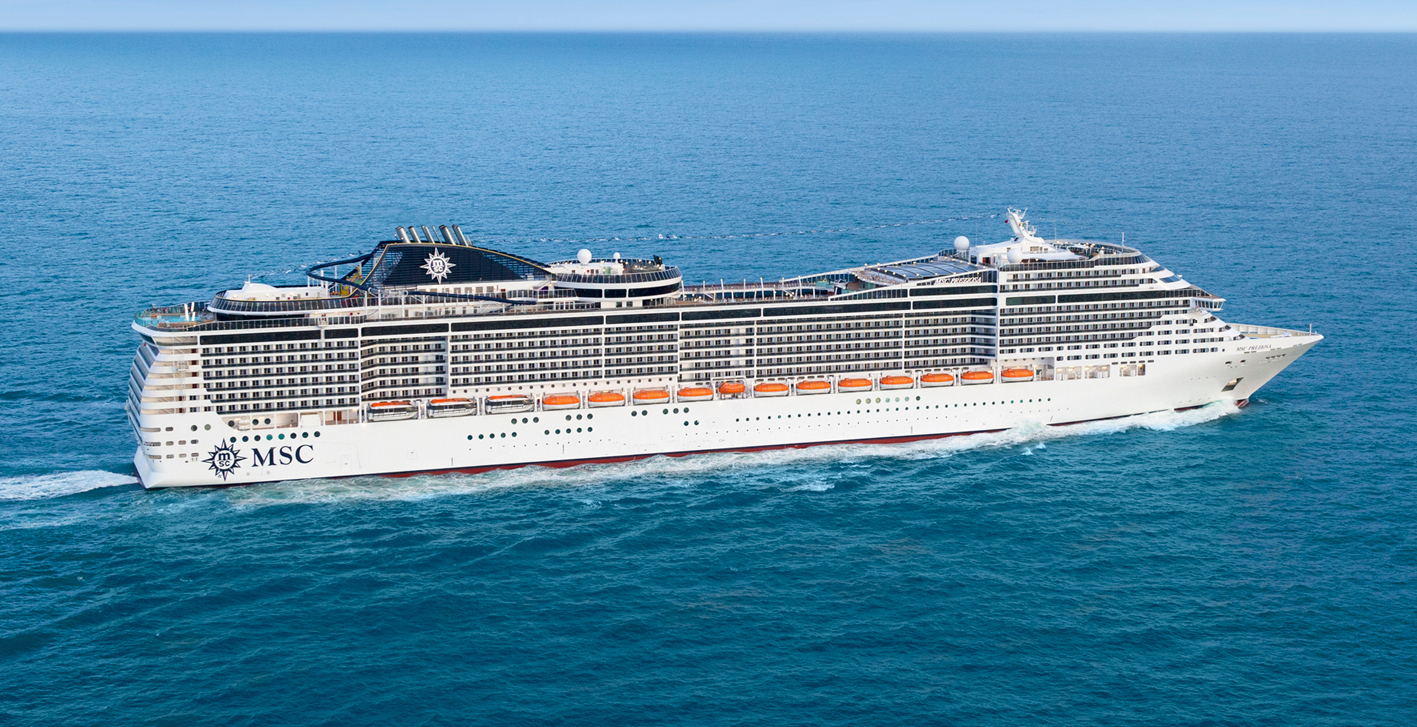 Bild des Kreuzfahrtschiffes MSC Preziosa